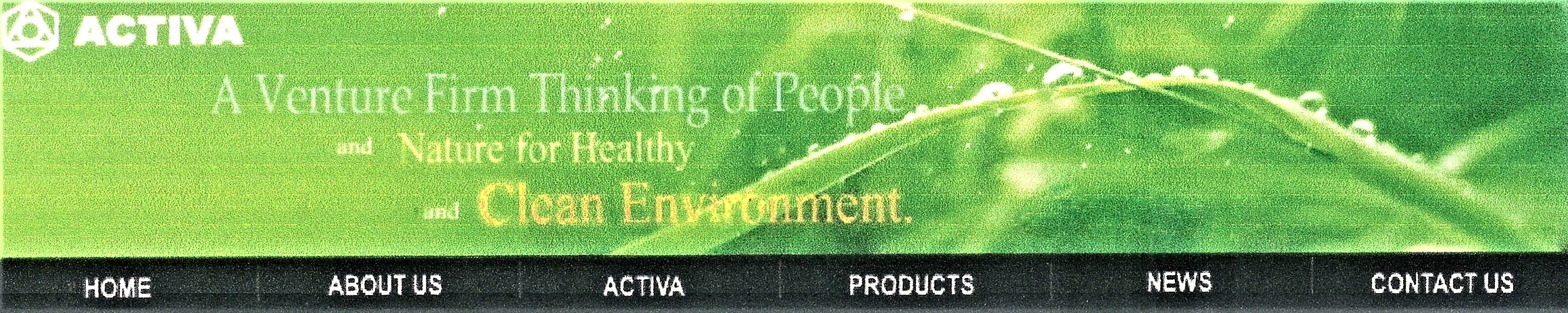 Activa Logo in Nature Background
